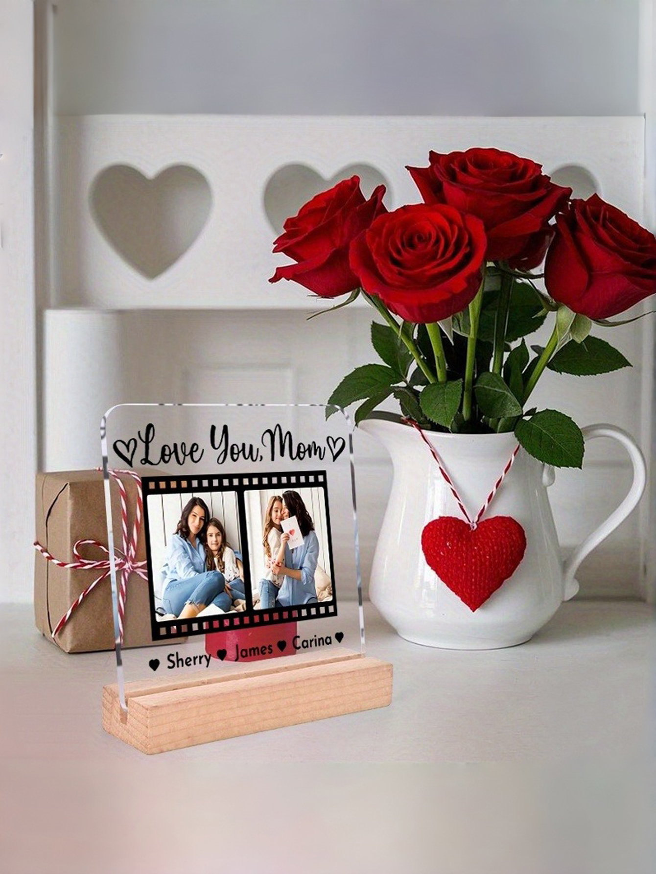 2D Flat Custom Acrylic Photo Desktop Ornament